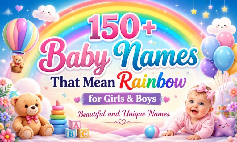 150+ Baby Names That Mean Rainbow for Girls & Boys Beautiful and Unique Names