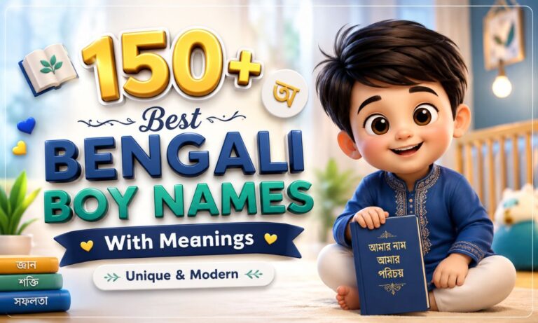 150+ Best Bengali Boy Names With Meanings Unique & Modern
