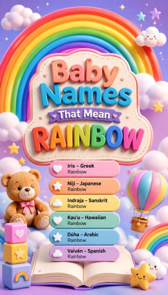 Baby Names That Mean Rainbow