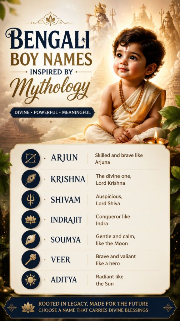 Bengali Boy Names Inspired by Mythology