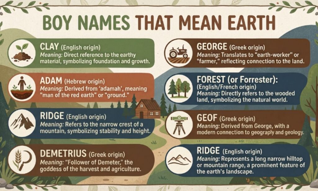 _Boy Names That Mean Earth
