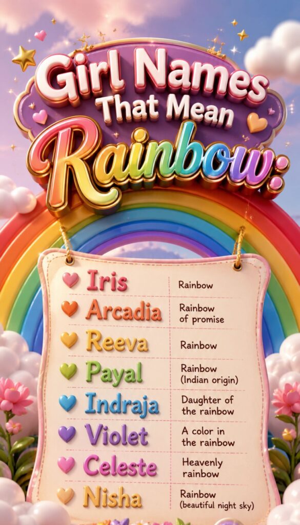 Girl Names That Mean Rainbow