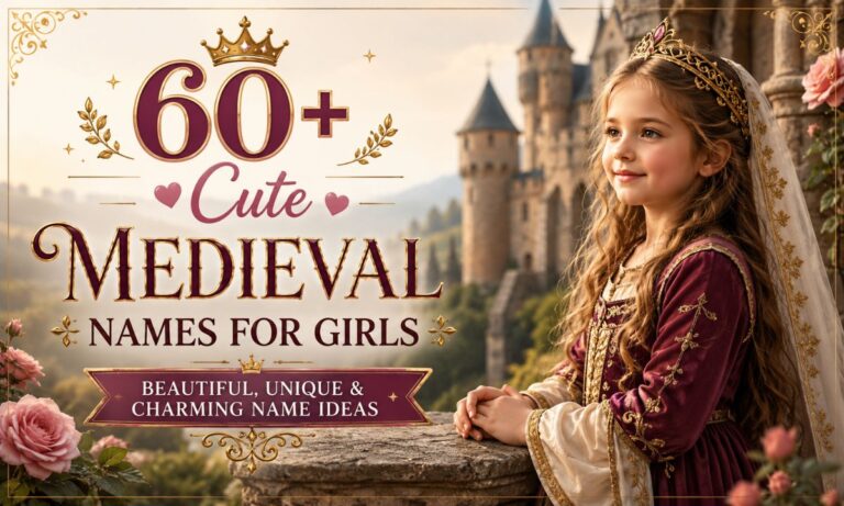 60+ Cute Medieval Names for Girls Beautiful, Unique & Charming Name Ideas