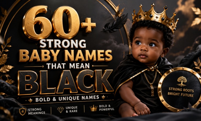 60+ Strong Baby Names That Mean Black Bold & Unique Names