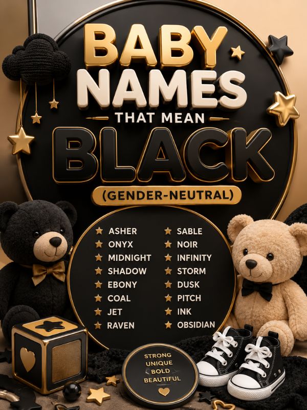 Baby Names That Mean Black (Gender-Neutral)