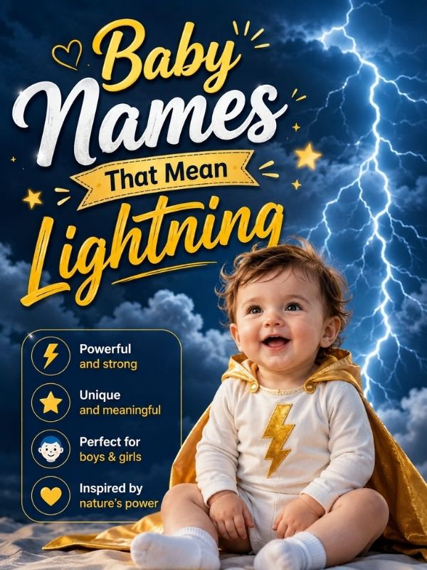 Baby Names That Mean Lightning