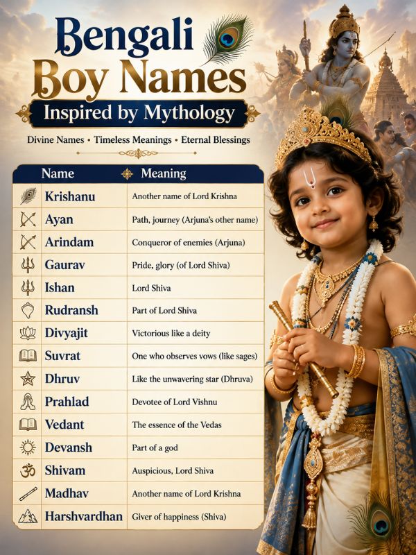 Bengali Boy Names Inspired by Mythology (1)