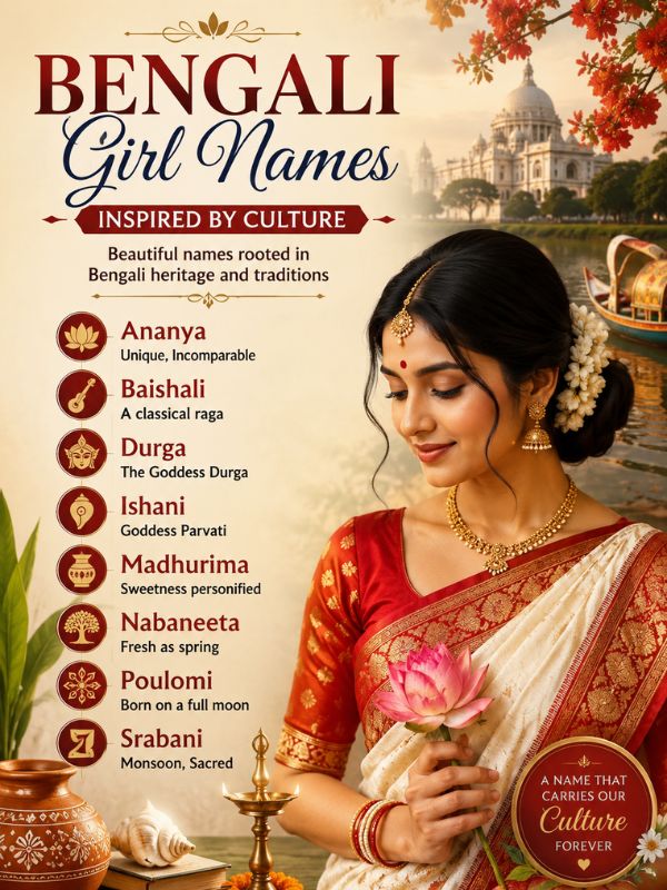 Bengali Girl Names Inspired by Culture