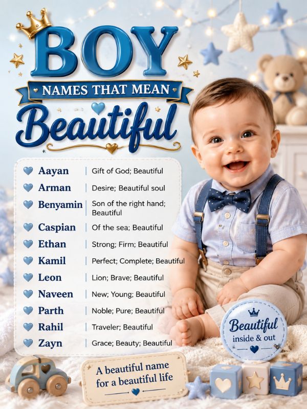Boy Names That Mean Beautiful