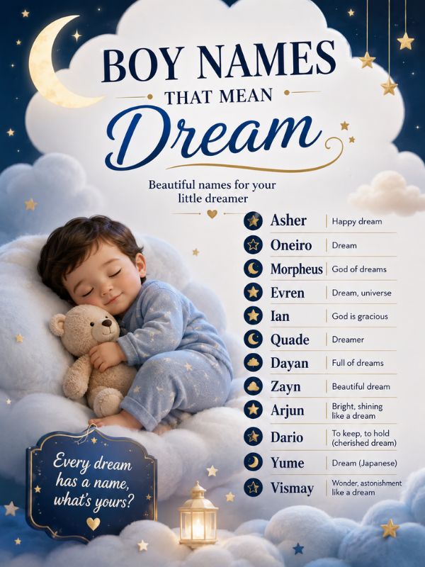 Boy Names That Mean Dream