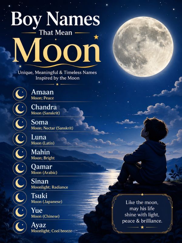_Boy Names That Mean Moon