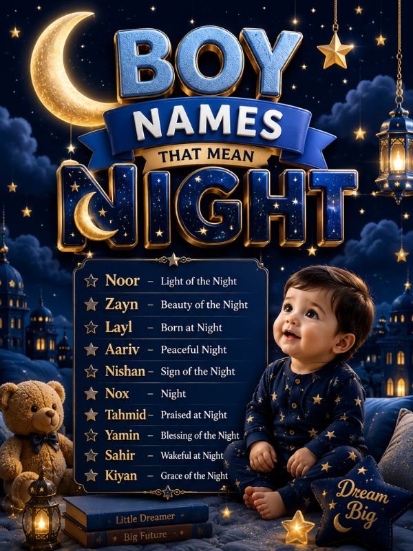 Girl Names That Mean Night