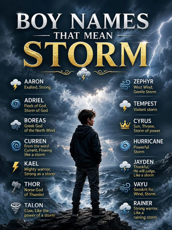 _Boy Names That Mean Storm