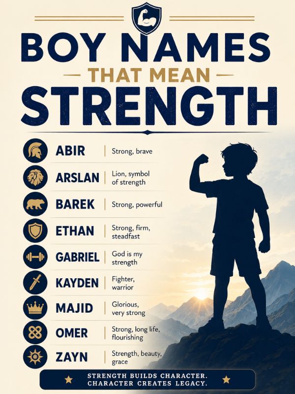 Boy Names That Mean StrengthBoy Names That Mean Strength