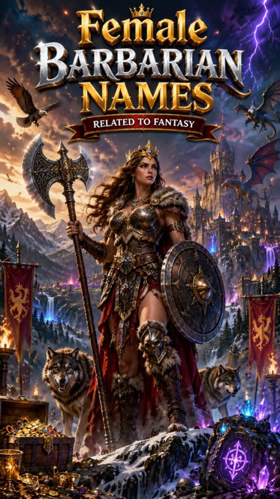 _Female Barbarian Names Related to Fantasy