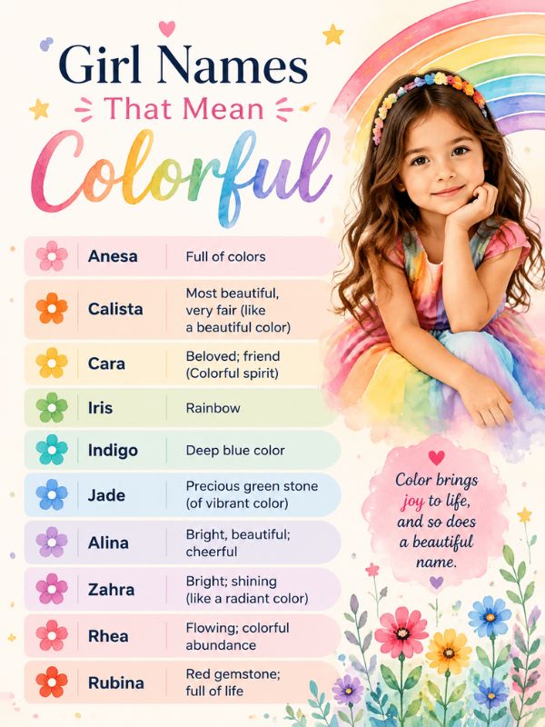 _Girl Names That Mean Colorful