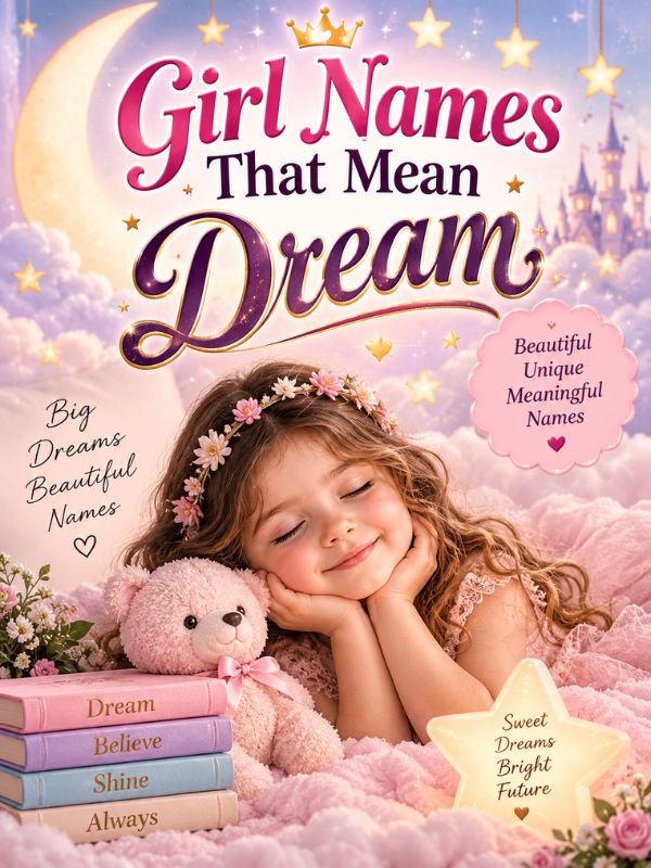 Girl Names That Mean Dream