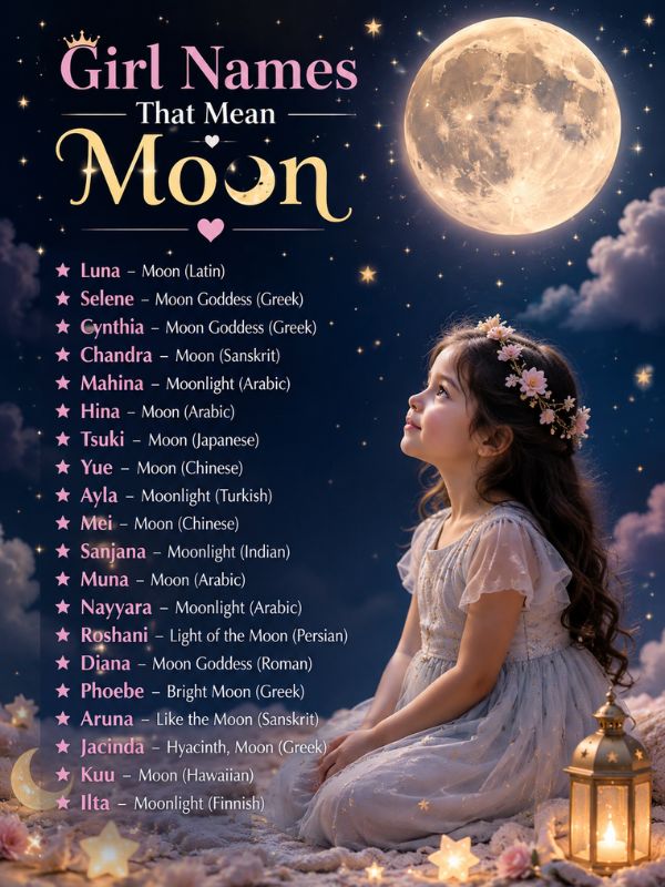 _Girl Names That Mean Moon