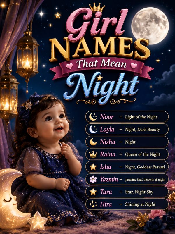 Girl Names That Mean Night