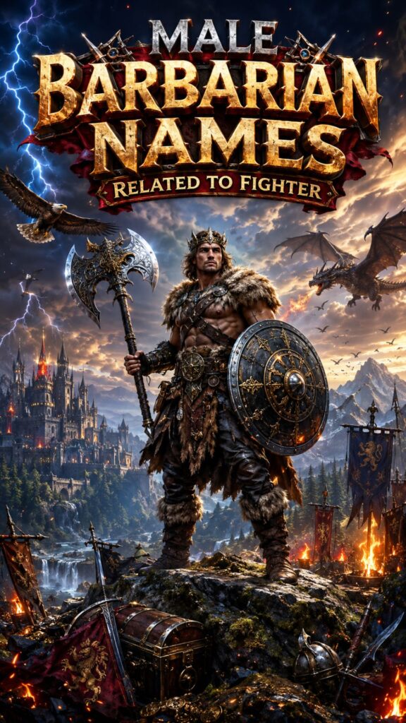 _Male Barbarian Names Related to Fighter