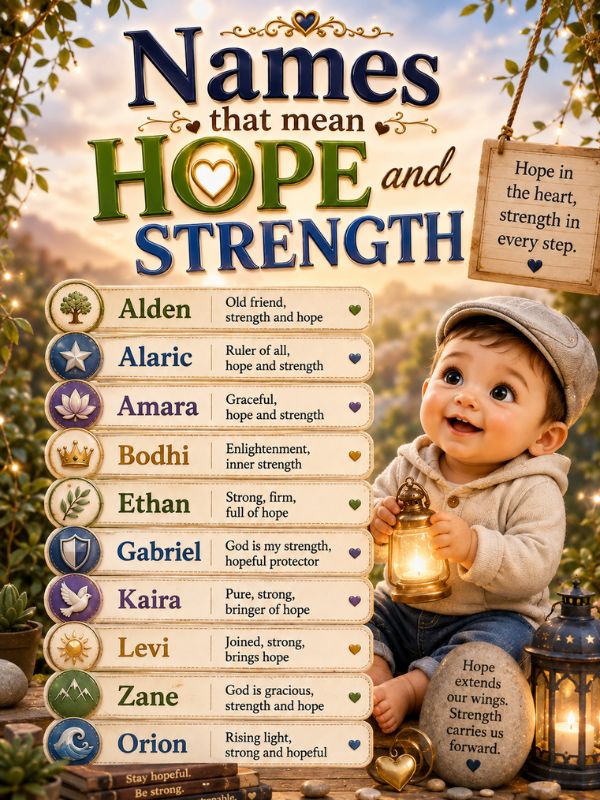 Names that mean hope and strength