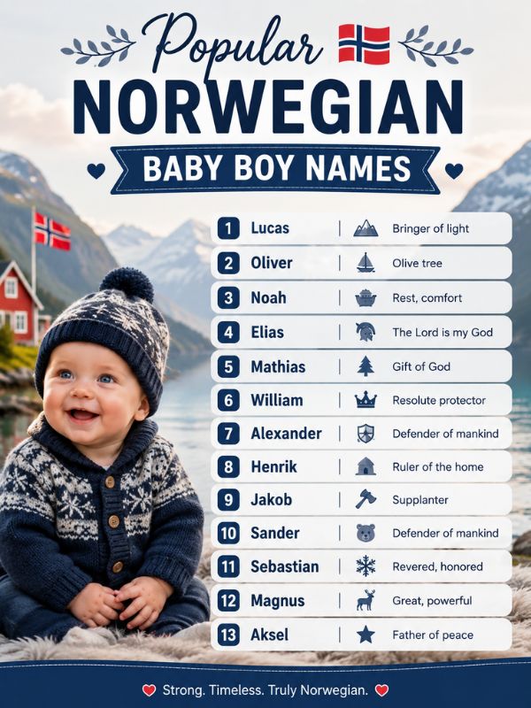 Popular Norwegian Baby Boy Names