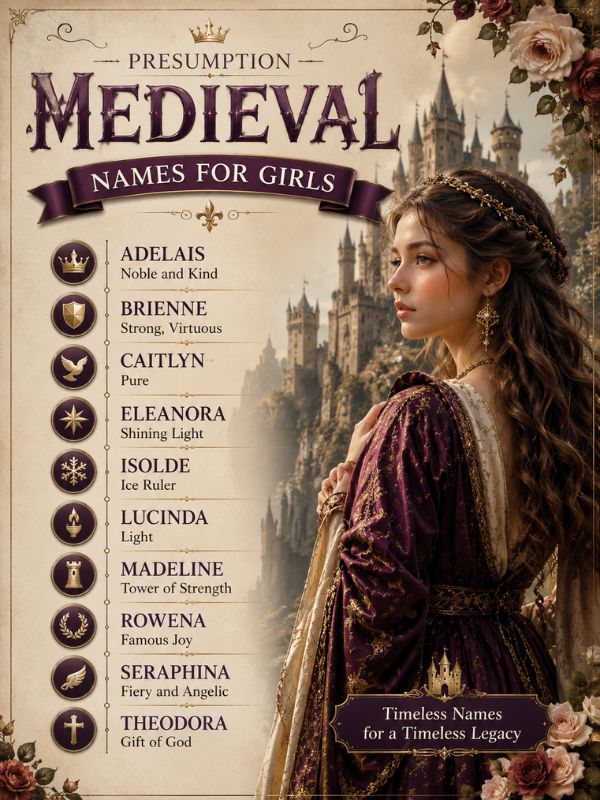 _Presumption Medieval Names For Girls