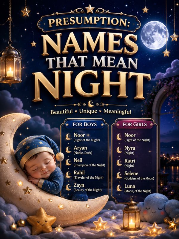 Presumption Names That Mean Night