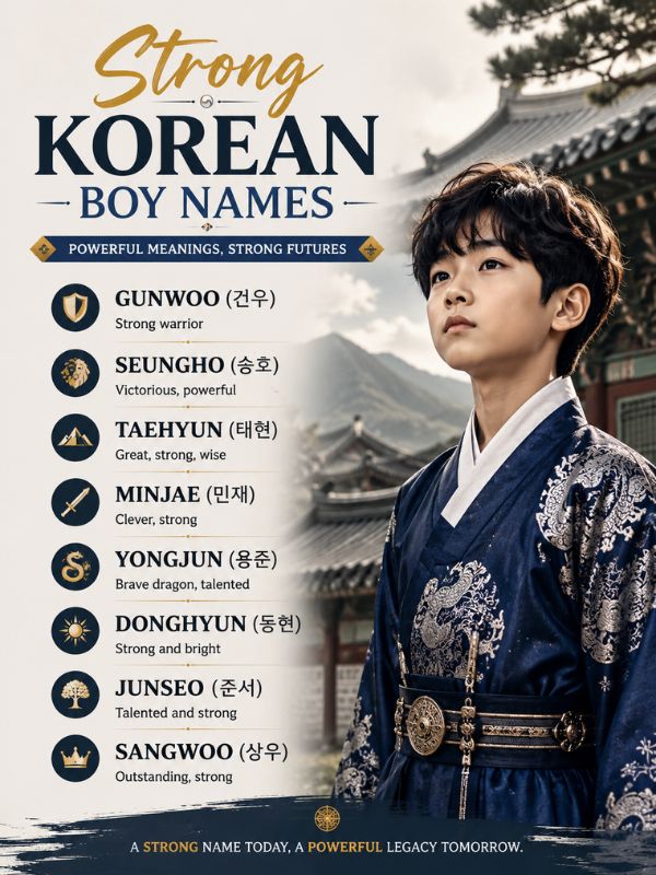 _Strong Korean Boy Names