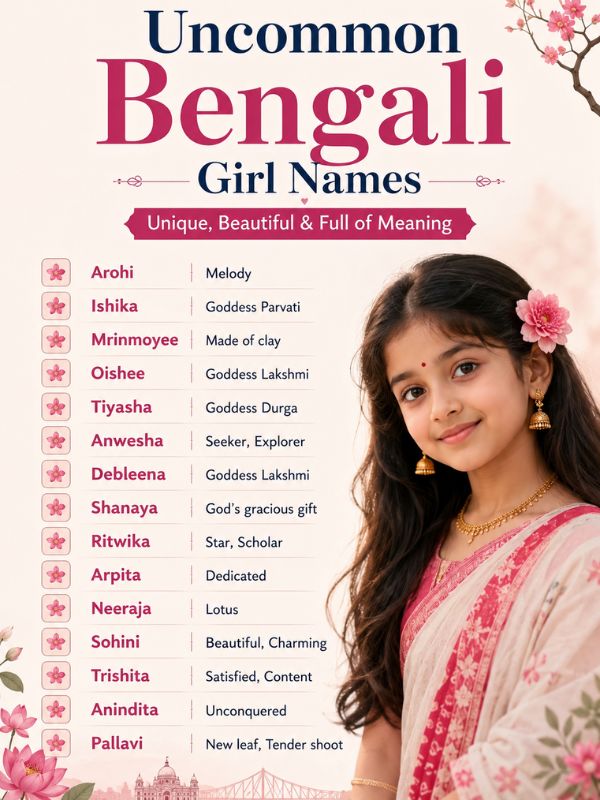 Uncommon Bengali Girl Names