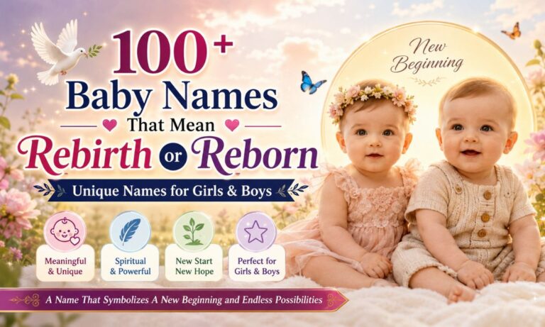 100+ Baby Names That Mean Rebirth or Reborn Unique Names for Girls & Boys