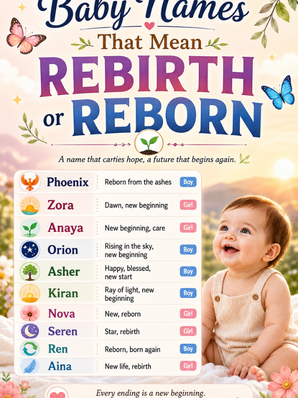 _Baby Names That Mean Rebirth or Reborn