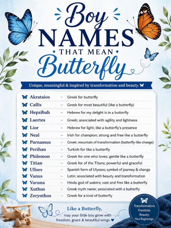 _Boy Names That Mean Butterfly